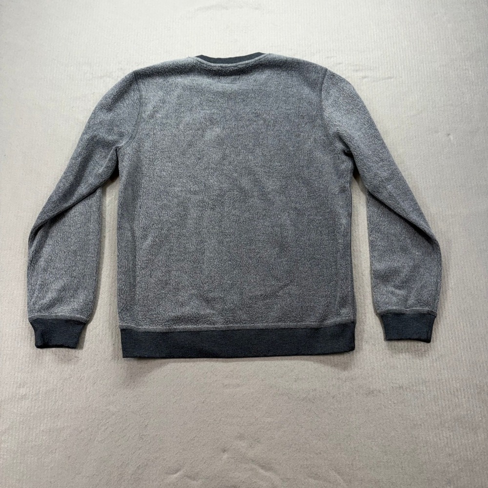 Marine Layer Sweatshirt Mens Small Gray Crewneck Fleece Pullover 12968 - Picture 2 of 11